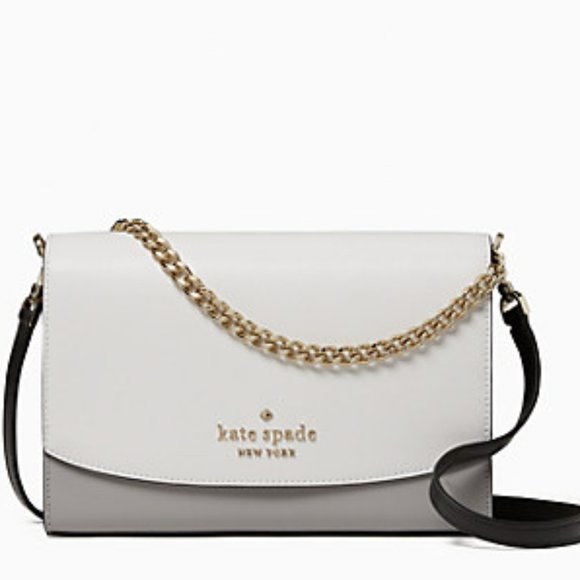 kate spade, Bags, Nwt Kate Spade Carson Colorblock Convertible Crossbody  In Nimbus Grey